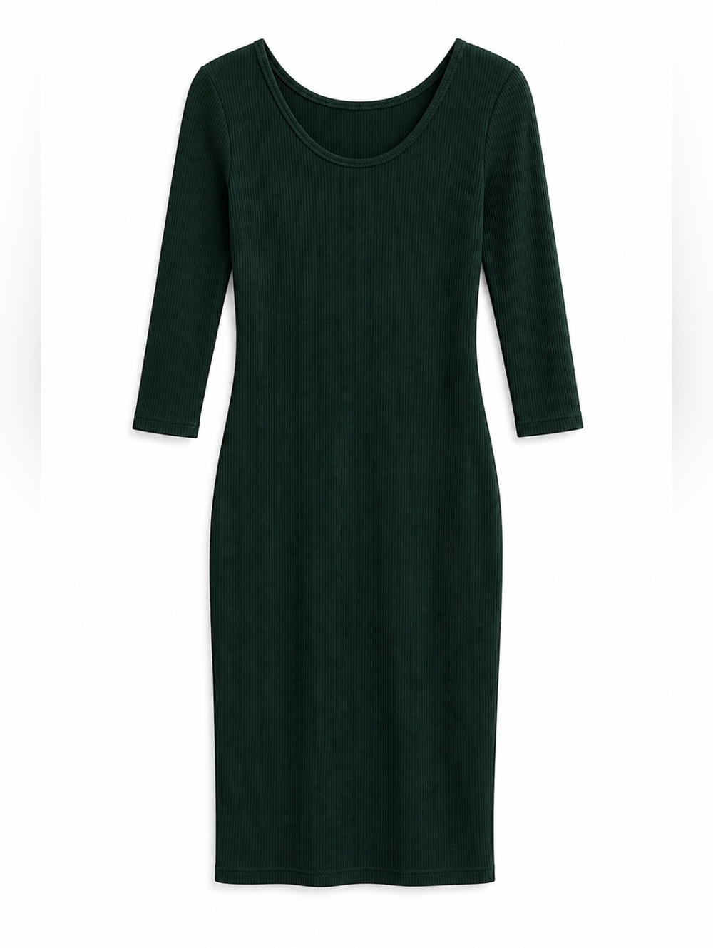 Le Chateau Green Ribbed Long Sleeve Sweater Dress XXL WORN ONCE!